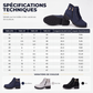 📢📢 50 % de réduction !!! 🎉✨ Bottines antidérapantes pour femmes et hommes – semelle profilée pour une bonne adhérence, doublure douce et design élégant – idéales pour un look à la fois sûr et stylé en automne et en hiver