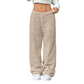 Pantalon épais et chaud à jambes droites
