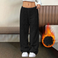 Pantalon épais et chaud à jambes droites
