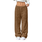 Pantalon épais et chaud à jambes droites