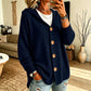 Women's Casual Hooded Sweater Cardigan