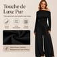 🌸 OFFRE LIMITÉE –50% ! ✨ Combinaison pantalon large à épaules dénudées pour femme