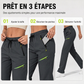 Pantalons de sport décontractés pour femme avec poches zippées