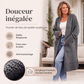 Cardigan long en maille à col ouvert pour femme