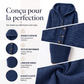 Robe longue à capuche en maille côtelée pour femme