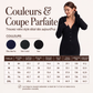 Robe longue à capuche en maille côtelée pour femme