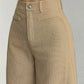 Women's High Waist Corduroy Wide-Leg Pants 