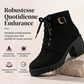 Bottines à talon bloc et plateforme pour femme
