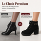 Bottines à talon bloc et plateforme pour femme