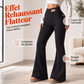 Legging évasé doublé de peluche pour femme