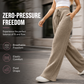 Pantalon large en maille côtelée pour femme