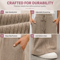 Pantalon large en maille côtelée pour femme