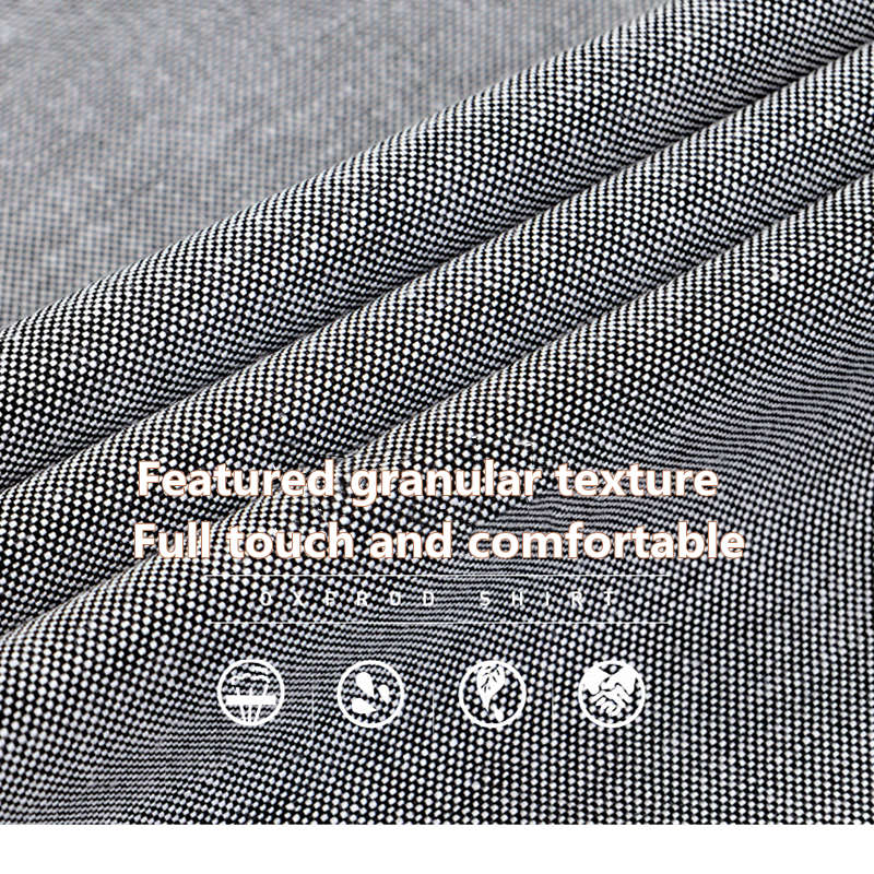 Chemise à manches longues Oxford Textile Pure Color pour hommes🌸2 pcs de 10 % & livraison gratuite🔥