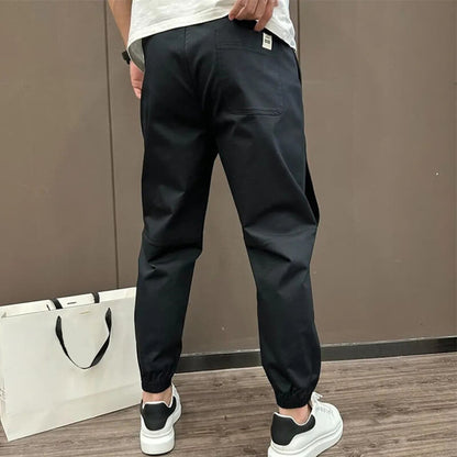 PANTALON À BOUTONS DÉCONTRACTÉS POUR HOMME