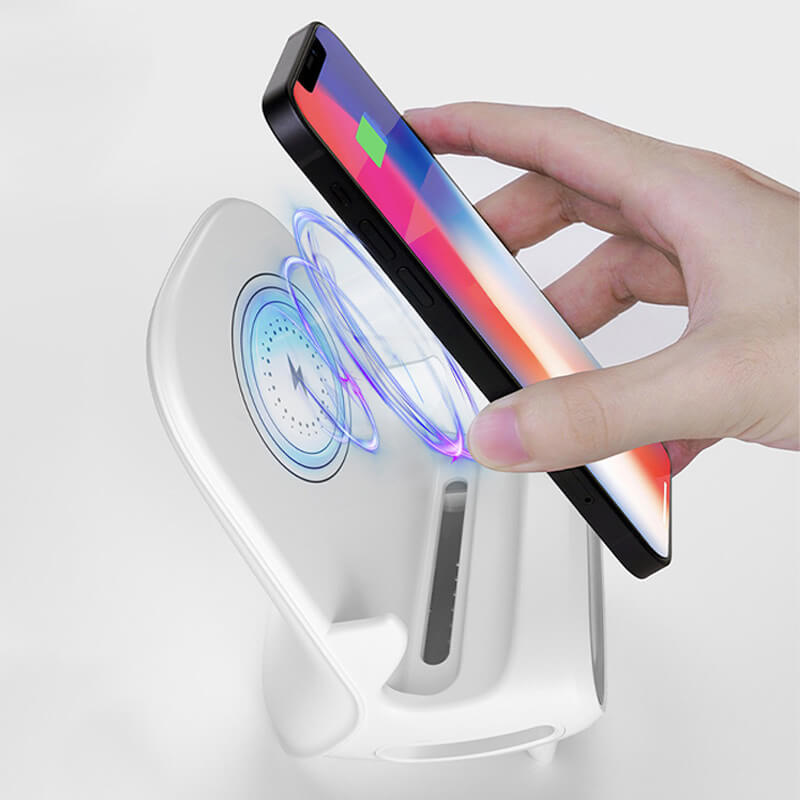 Support de téléphone d'aromathérapie à chargement sans fil