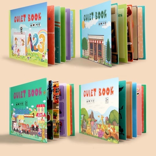 Montessori Busy Book pour que les enfants développent des compétences d'apprentissage-5