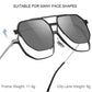 Lunettes de soleil polarisées magnétiques 3 en 1 pour hommes et femmes