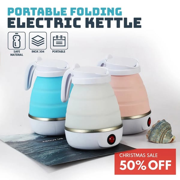 Bouilloire électrique mobile pliante