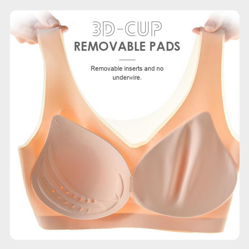 Soutien-gorge sans couture en soie mince