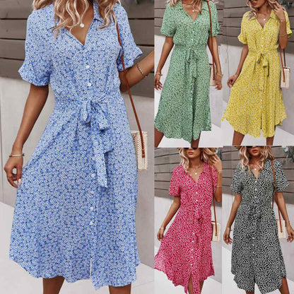 🌸50% DE RÉDUCTION🌸Robe d'été à fleurs