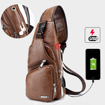 💝Cadeau exquis - Sacoche multifonctionnelle en cuir de haute qualité pour hommes